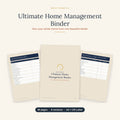 Ultimate Home Management Binder printable — 38 pages across 8 sections, A4 and US Letter