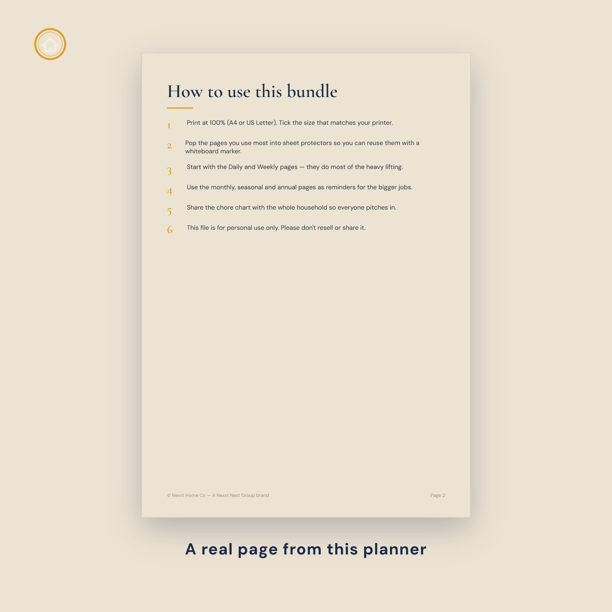 Cleaning Schedule Bundle