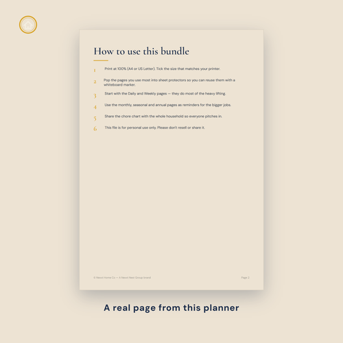 Cleaning Schedule Bundle