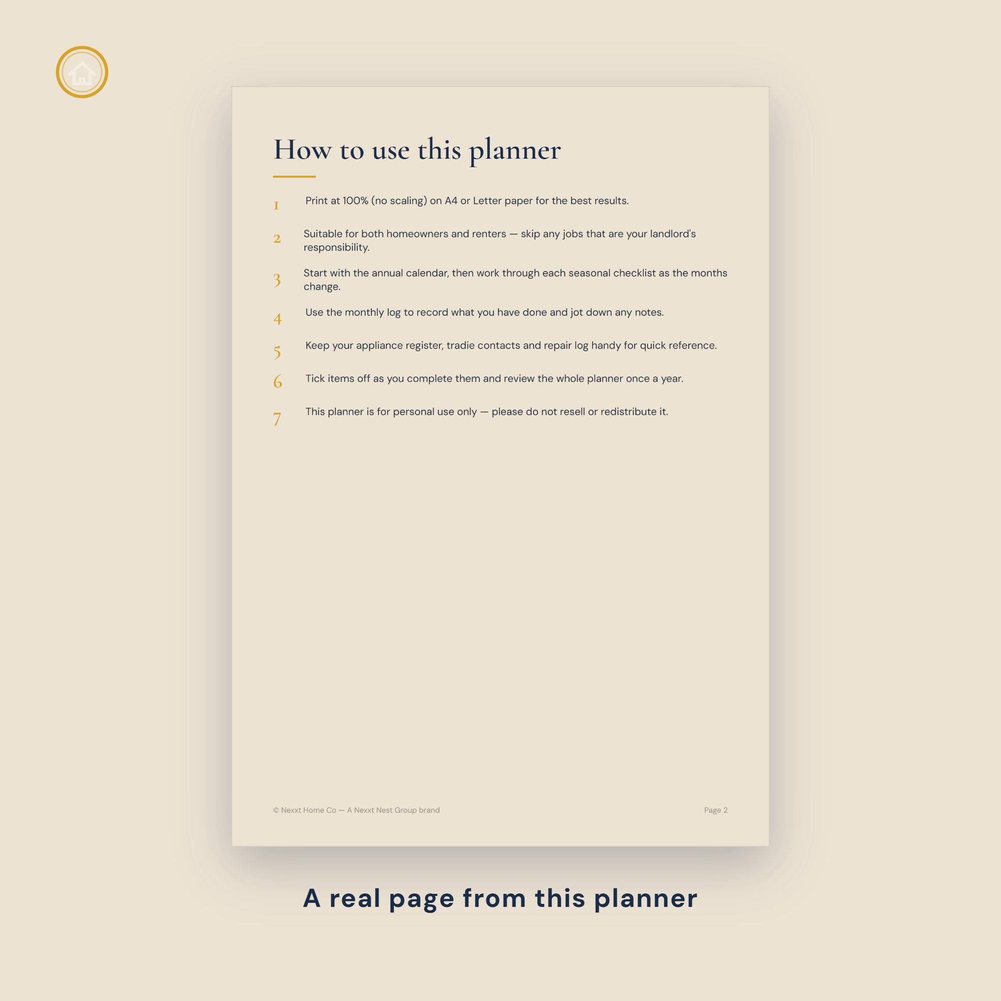Home Maintenance Planner