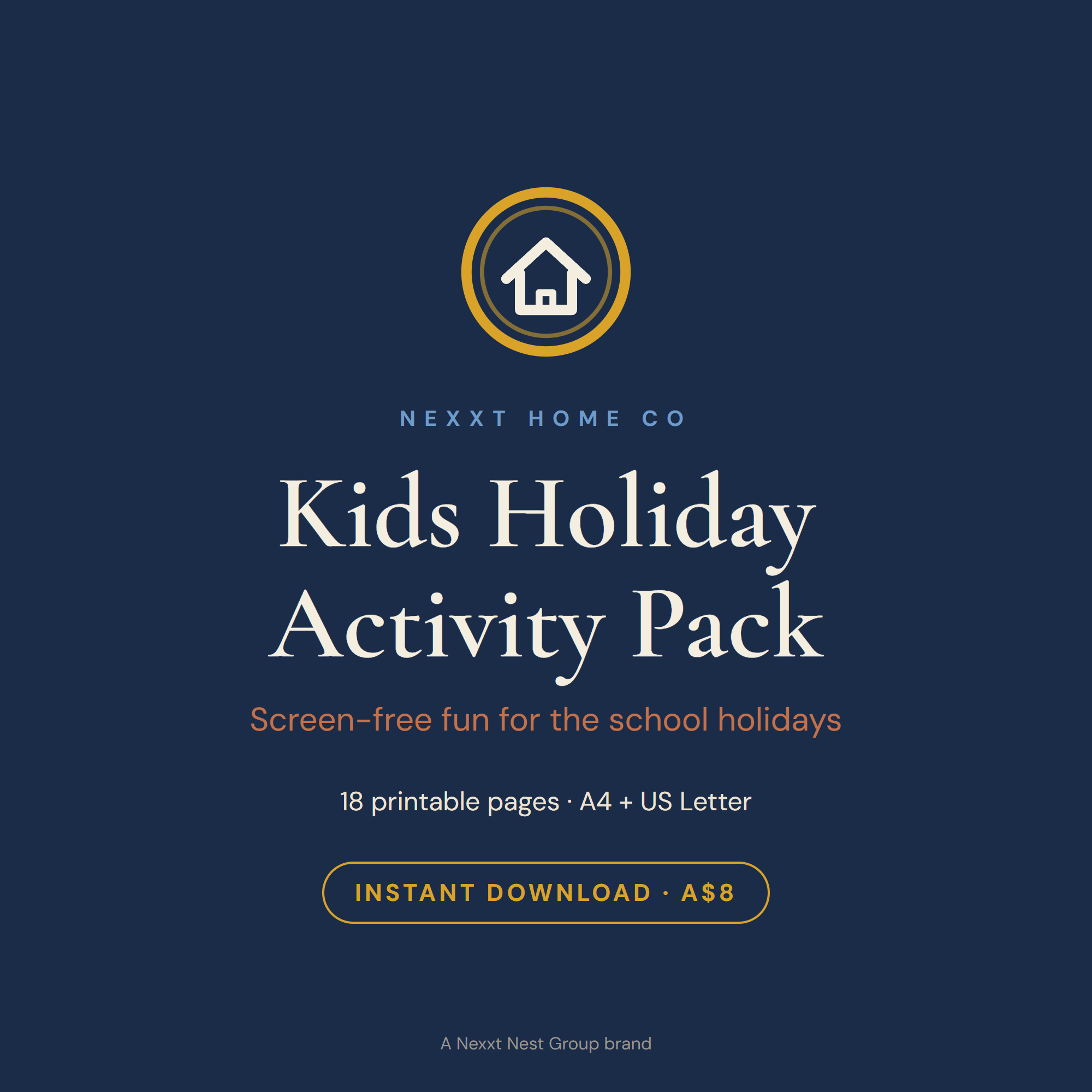 Kids Holiday Activity Pack