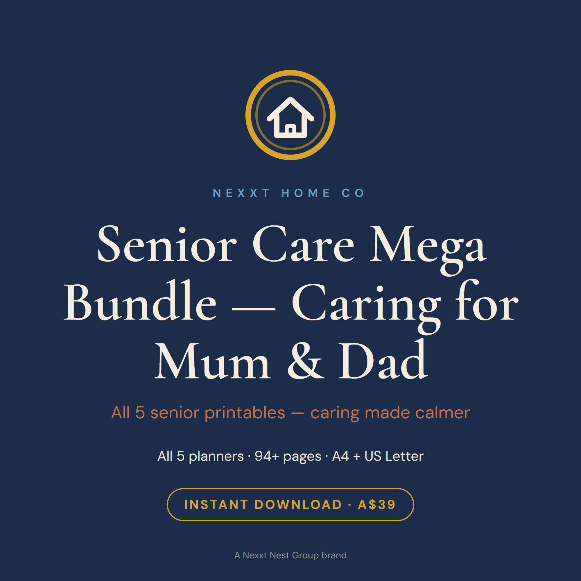 Senior Care Mega Bundle — Caring for Mum & Dad