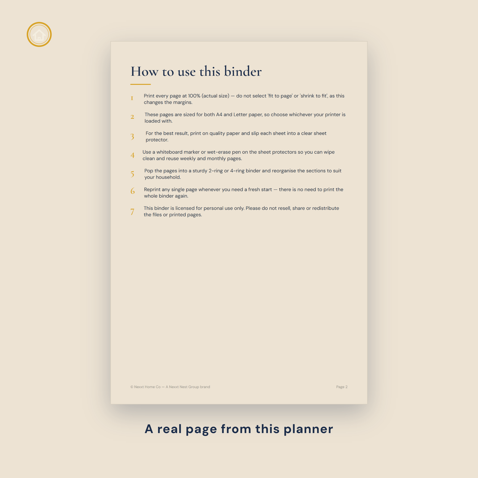 Ultimate Home Management Binder